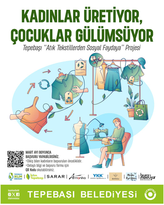 Kadın Üretiyor, Çocuklar Gülümsüyor Projesi Eskişehir 2025